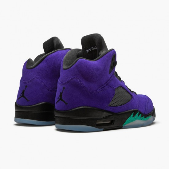 Men Air Jordan 5 Retro Alternate Grape 136027-500 Jordan Shoes