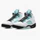 Women/Men Air Jordan Retro 5 Island Green CN2932-100 Jordan Shoes