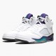 Men Air Jordan 5 Retro Grape 136027-108 Jordan Shoes