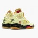 Men Off-White x Air Jordan 5 Retro Sail DH8565-100 Jordan Shoes