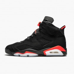 Men Air Jordan 6 Retro Black Infrared 384664-060 Jordan Shoes