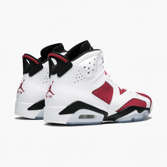 Women/Men Air Jordan 6 Retro Carmine 384664-160 Jordan Shoes