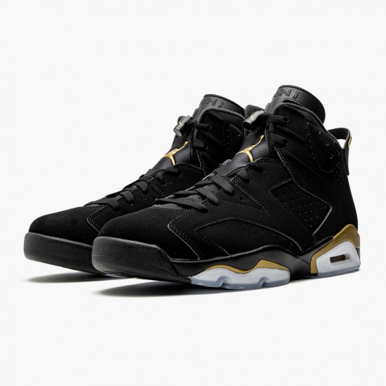 Men Air Jordan 6 Retro DMP 2020 Black Metallic Gold CT4954-007 Jordan Shoes