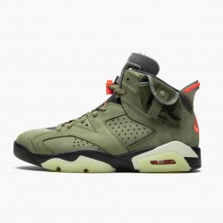 Women/Men Travis Scott x Air Jordan 6 Retro Olive CN1084-200 Jordan Shoes