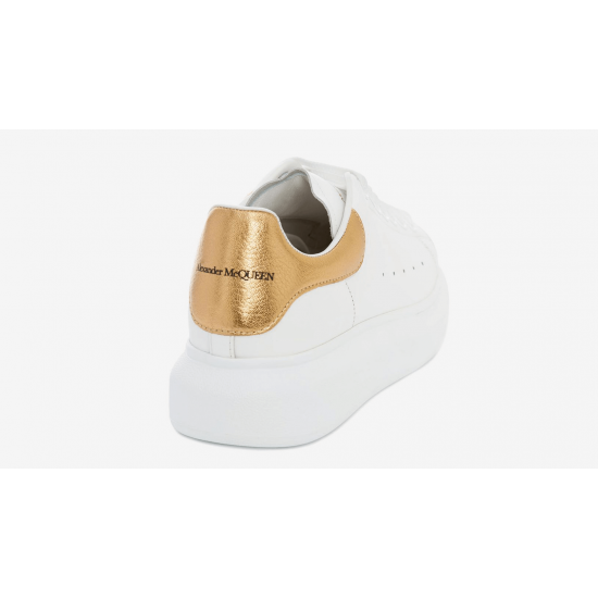 Alexander McQueen Light Gold White