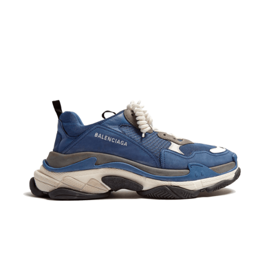 Balenciaga Triple S TraIners Navy Gray