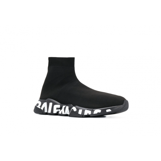 Balenciaga Speed Graffiti Black Black