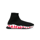 Balenciaga Speed Graffiti Red Black