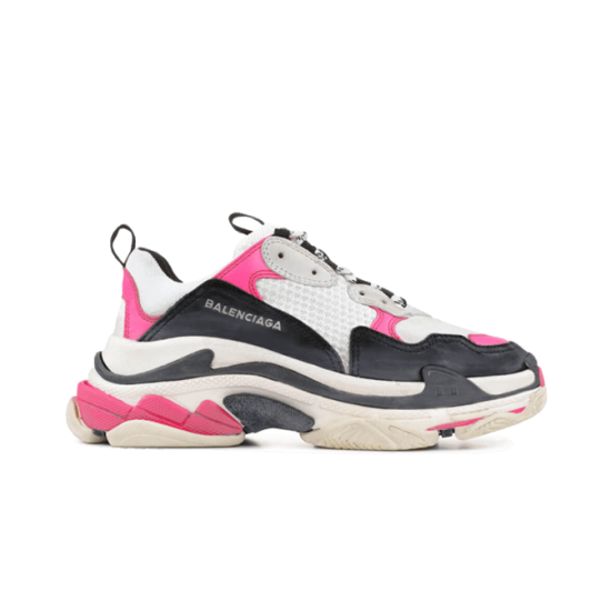 Balenciaga Triple S TraIners - Pink Black