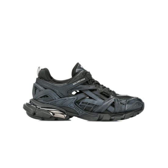 Balenciaga Track.2 Sneaker In Black Neoprene and Rubber