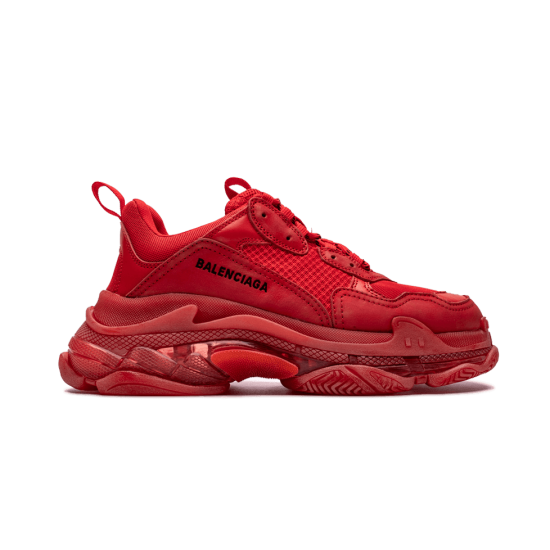 Balenciaga Triple S Clear Sole Red