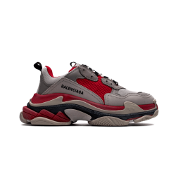 Balenciaga Triple S Trainer Gray Red