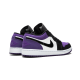 Air Jordan 1 Low Court Purple White Black Court Purple