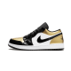 Air Jordan 1 Low Gold Toe Black Gold Black