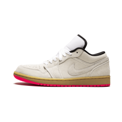 Air Jordan 1 Low Hyper Pink White GUM Yellow