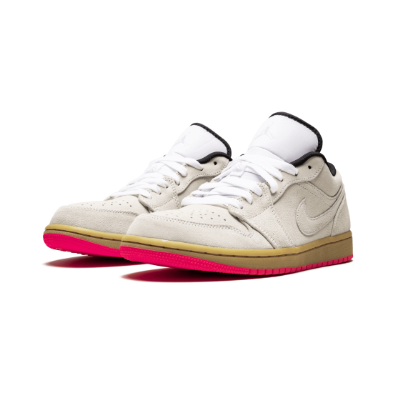 jordan 1 low white gum yellow