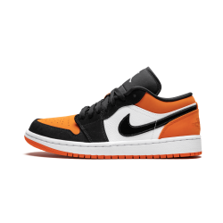 Air Jordan 1 Low ShatteRed Backboard Black White Starfish