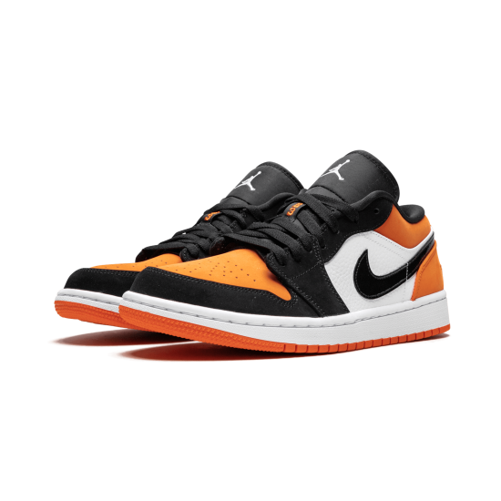 Air Jordan 1 Low ShatteRed Backboard Black White Starfish