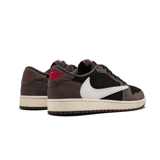 Air Jordan 1 Low Travis Scott Black Sail Dark Mocha Universiu