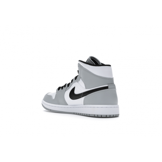 Excellence Air Jordan 1 Mid Light Smoke Grey - Air Jordan Sneakers_121639