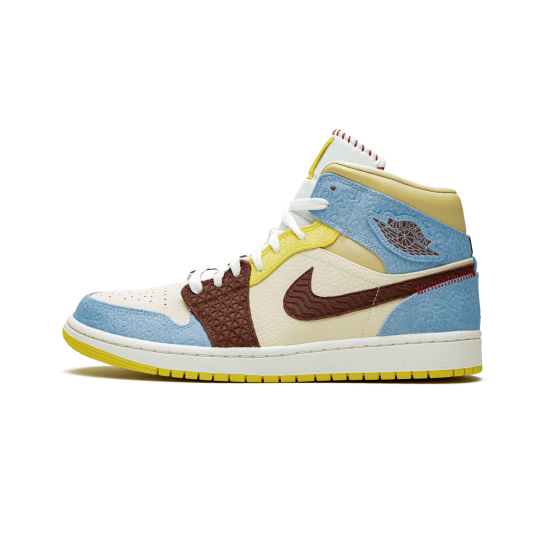 Air Jordan 1 Mid SE Maison Chateau Rogue Fearless