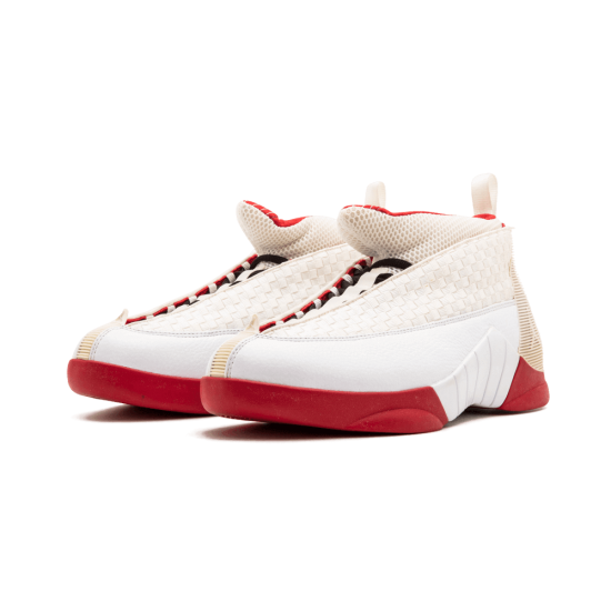 Air Jordan 15 History of Flight White Red