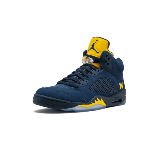 Air Jordan 5 Michigan COL Navy ARM