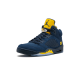 Air Jordan 5 Michigan COL Navy ARM