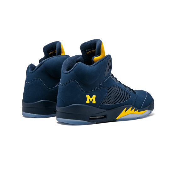 Air Jordan 5 Michigan COL Navy ARM