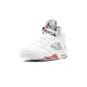 Air Jordan 5 Supreme White Black Varsity Red