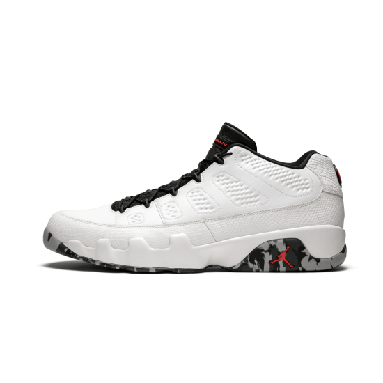 Air Jordan 9 Low Jordan Brand Classic White Grey Wolf Grey