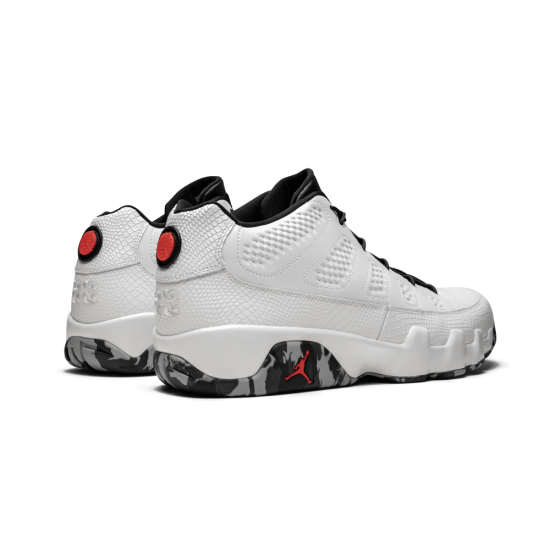 Air Jordan 9 Low Jordan Brand Classic White Grey Wolf Grey