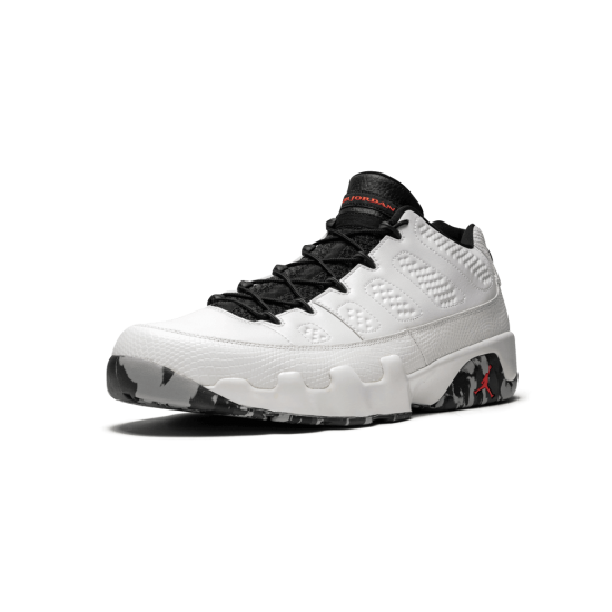 Air Jordan 9 Low Jordan Brand Classic White Grey Wolf Grey