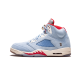 Jordan Air Jordan 5 Trophy Room Ice Blue University Red Sail M