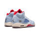 Jordan Air Jordan 5 Trophy Room Ice Blue University Red Sail M