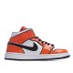 2021 Air Jordan 1 Mid Turf Orange Orange White