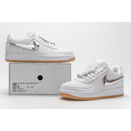 Travis Scott x Nike Air Force 1 White