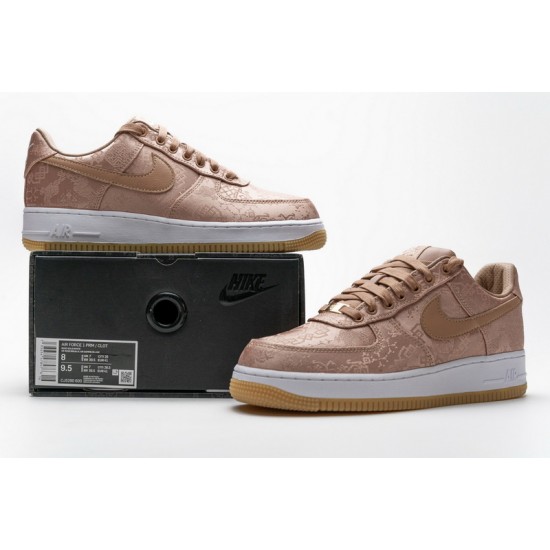 CLOT x Nike Air Force 1 Low Rose Gold