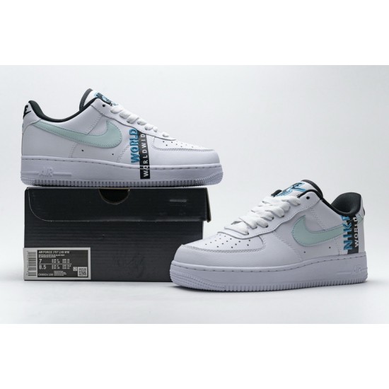 Nike Air Force 1 Worldwide White Blue Black