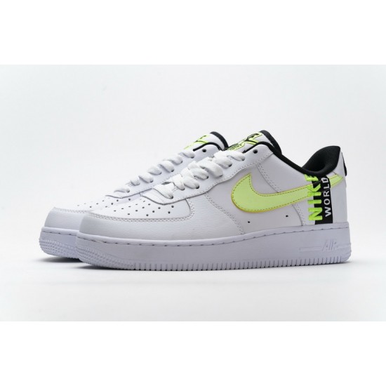 Nike Air Force 1 Worldwide White Volt Black