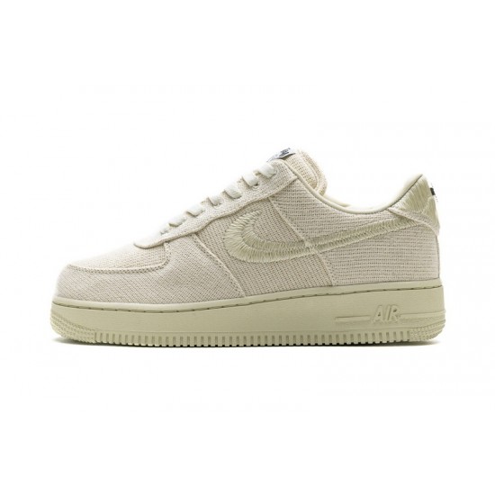 Stussy x Nike Air Force 1 Low Fossil Stone