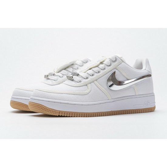 Men Travis Scott x Nike Air Force 1White