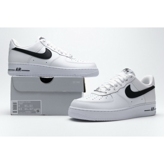 Men Nike Air Force 107 Low White Black