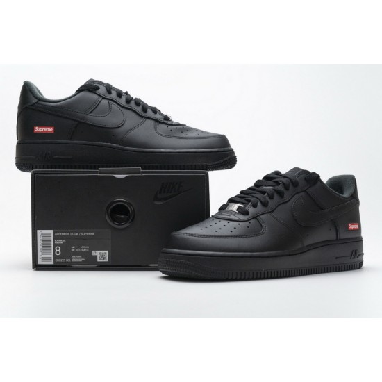 Men Supreme x Nike Air Force 1 Low Black