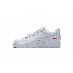 Men Supreme x Nike Air Force 1 Low White