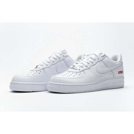 Men Supreme x Nike Air Force 1 Low White