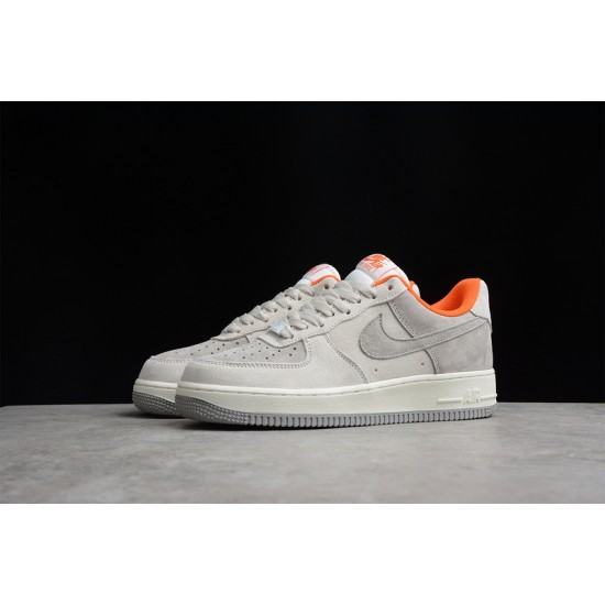 Nike Air Force 1 Gray Orange ——CQ5059-102 Casual Shoes Unisex