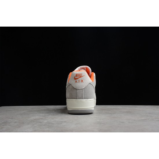 Nike Air Force 1 Gray Orange ——CQ5059-102 Casual Shoes Unisex