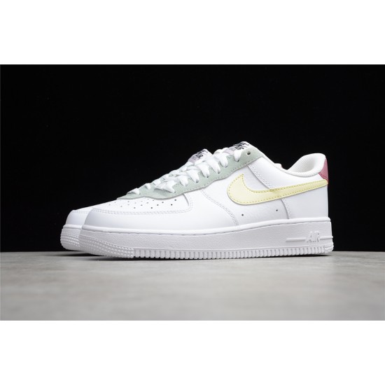 Nike Air Force 1 Low 07 Essential White Lemon Drop --DN4930-100 Casual Shoes Unisex