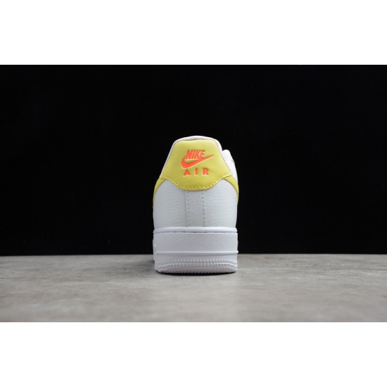 Nike Air Force 1 Low 07 White Light Citron --315115-160 Casual Shoes Unisex